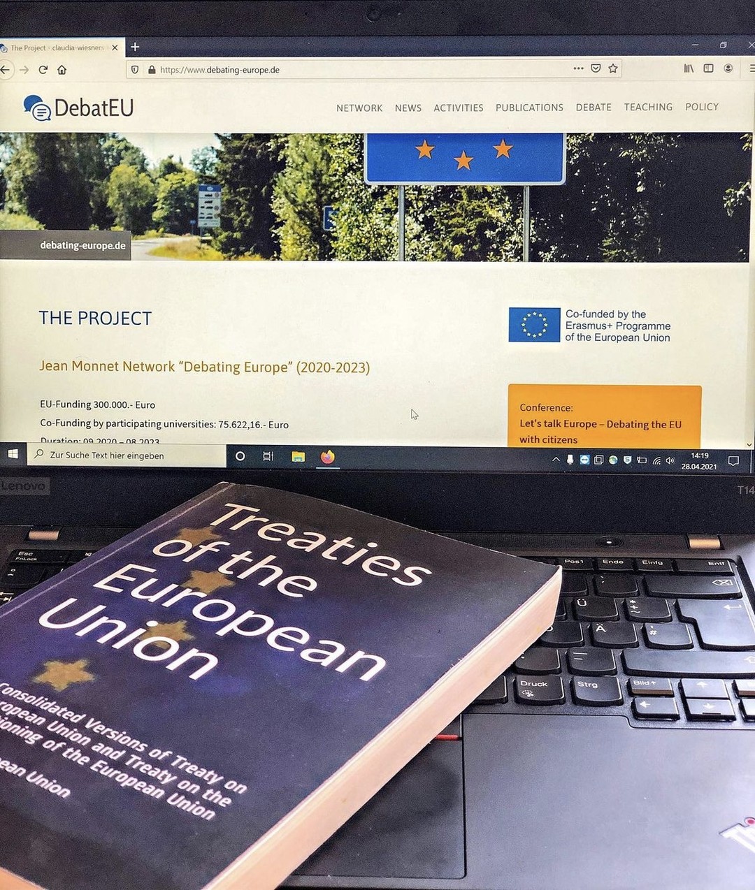 Debating Europe project